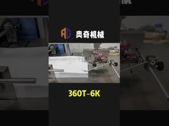 380V商業手形の折りたたみ機械、6バックルの版A4の手紙折りたたみ機械